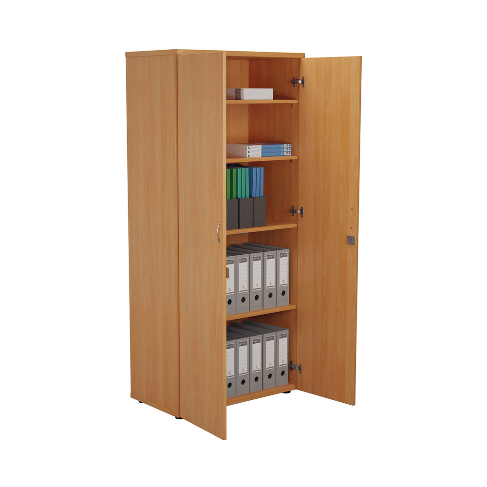 First H1800mm Beech Wooden Storage Cupboard