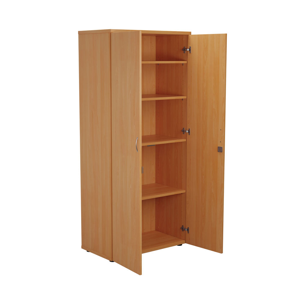 First H1800mm Beech Wooden Storage Cupboard