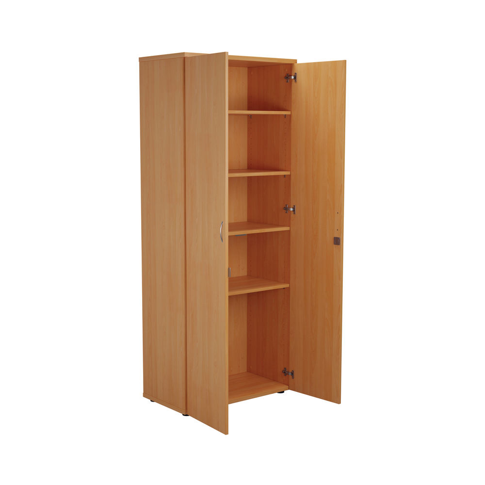 First H2000mm Beech Wooden Storage Cupboard