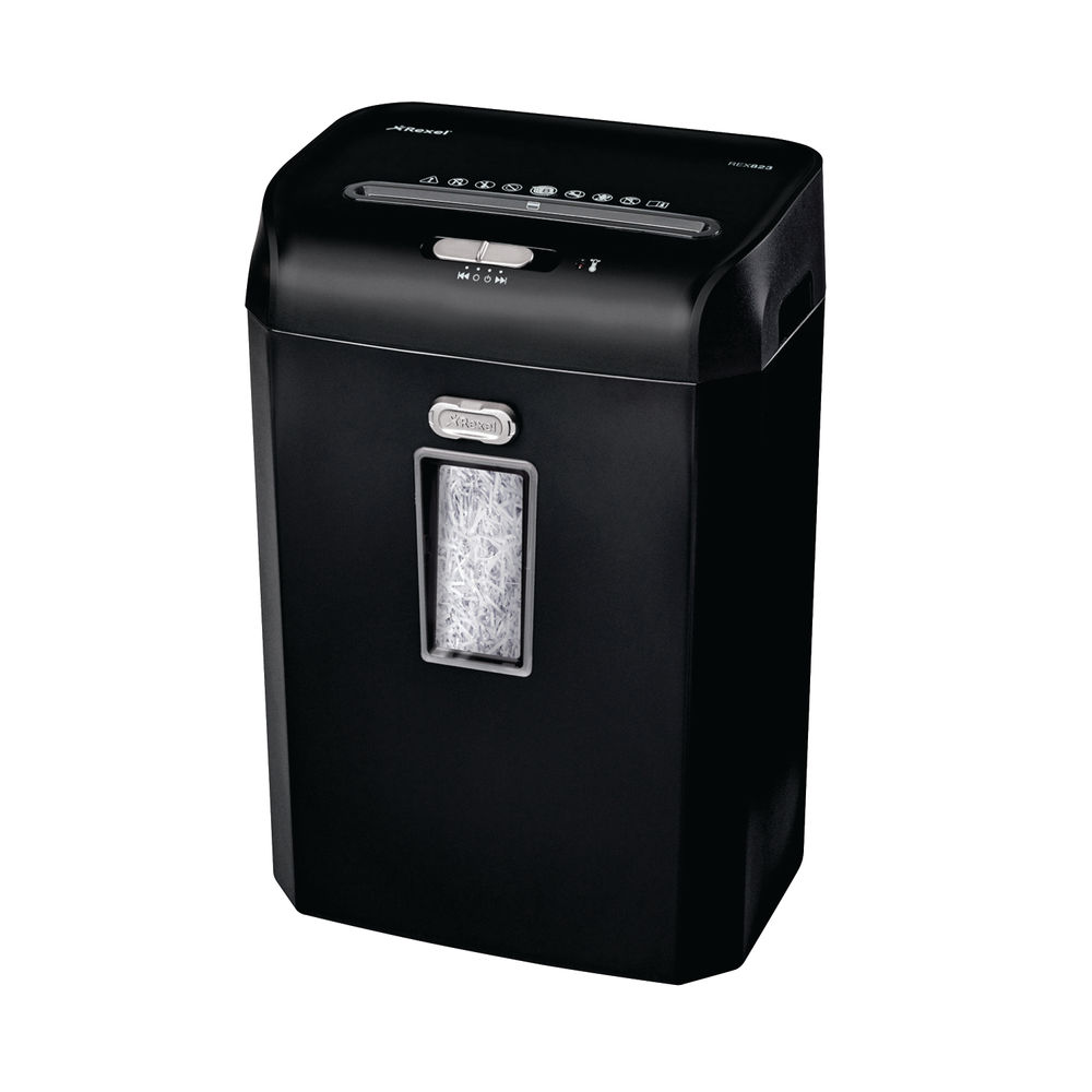 Rexel Promax QS 8/23 Cross-Cut P-4 Shredder Black