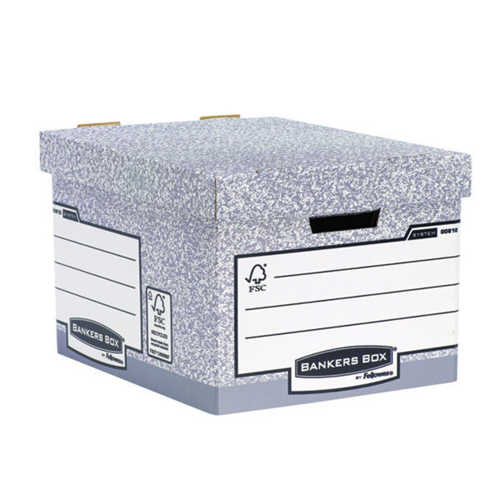 Bankers Box Grey Standard Storage Boxes (Pack of 10)