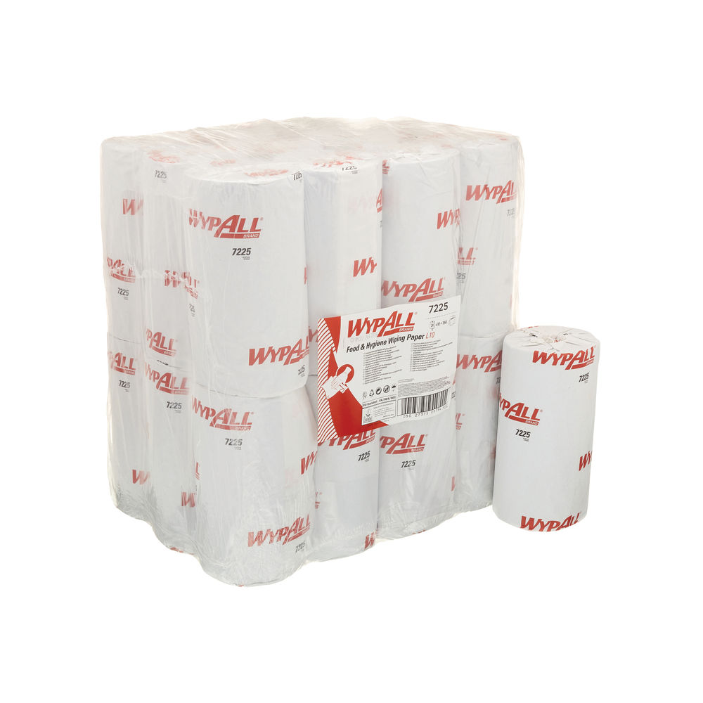 Wypall L10 Food and Hygiene Compact Roll (24 Pack) 7225