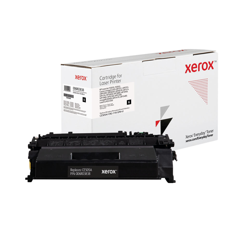 Xerox Everyday Replacement For CE505X/CRG-119II/GPR-41 Laser Toner Black 006R03839