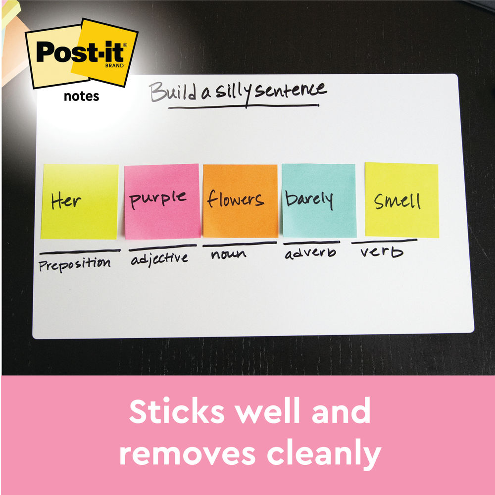 Post-it Notes 76 x 127mm Energy Colours (Pack of 6)