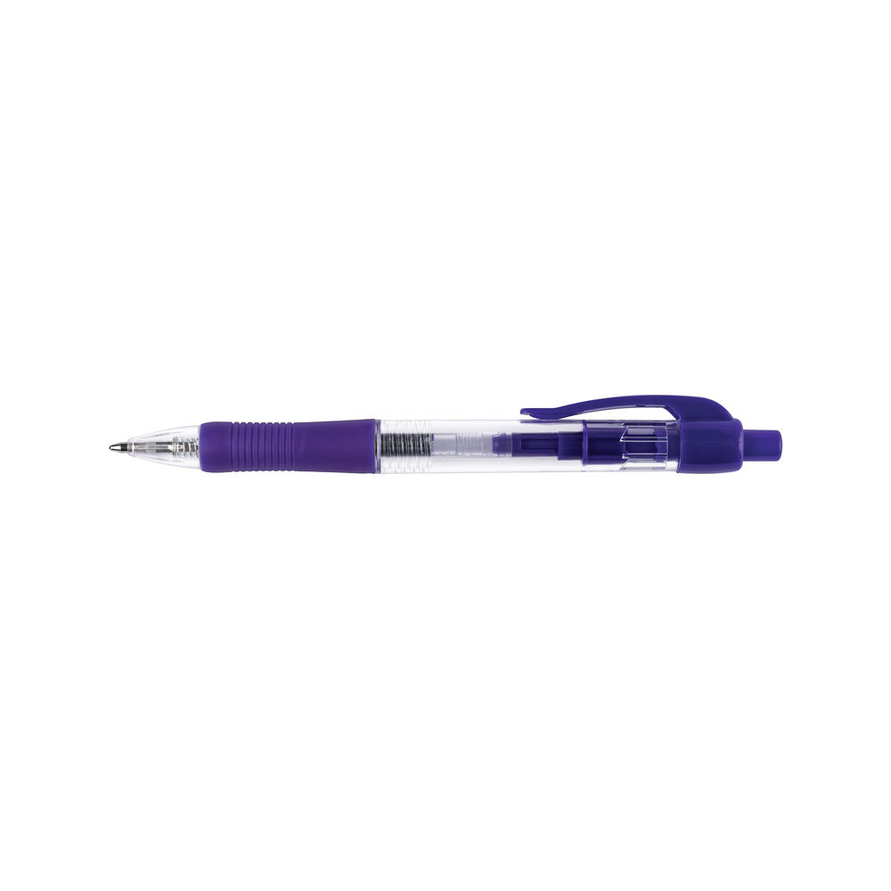 Q-Connect Retractable Ballpoint Pen Medium Blue (Pack of 10) KF00268