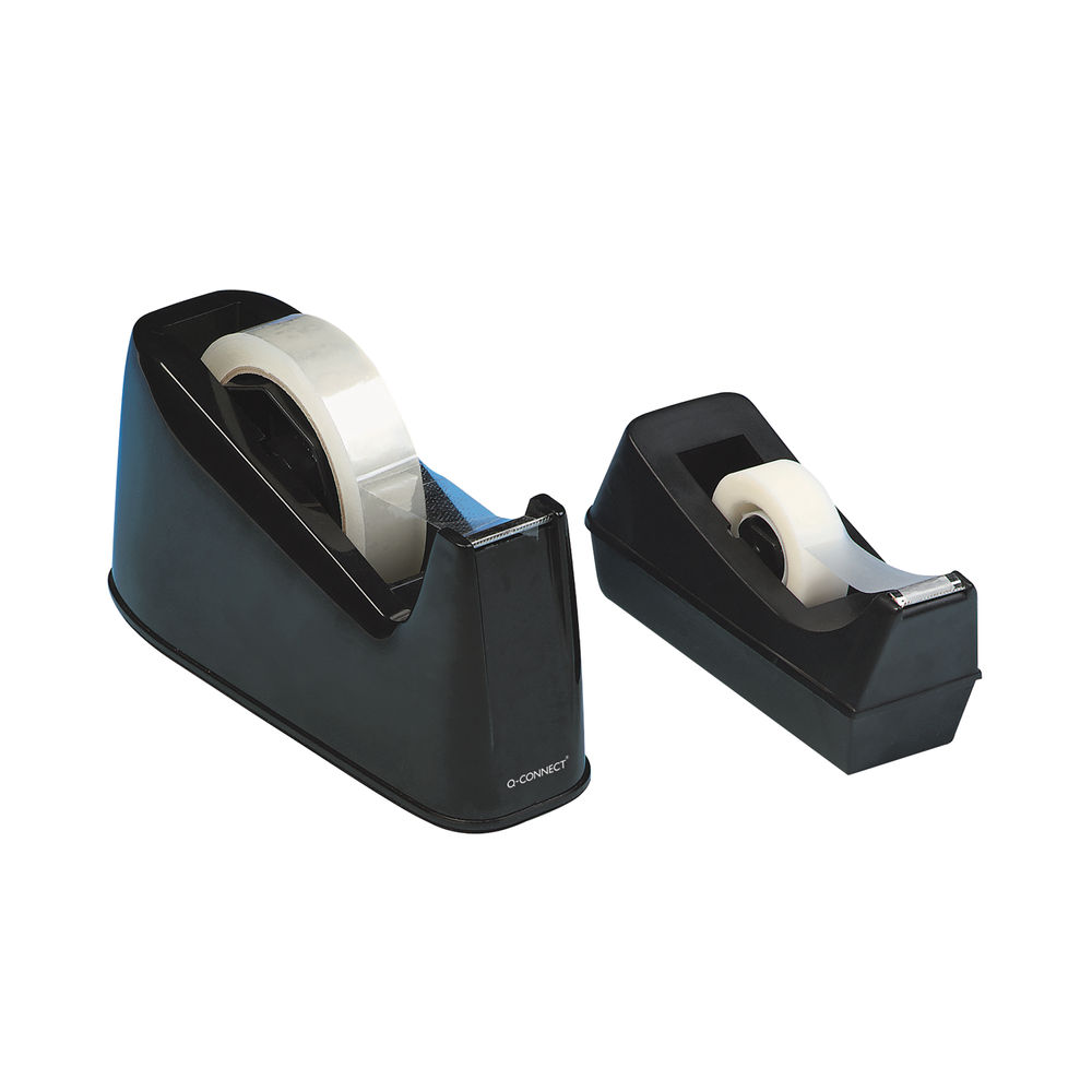 Q-Connect Black Plastic Tape Dispenser