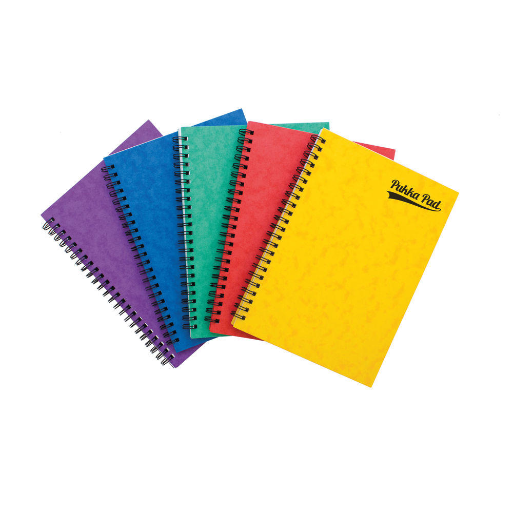 Pukka Pad Notemakers Sidebound A5 Assorted (Pack of 10)