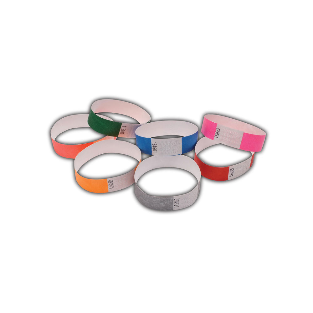 Announce Coral 19mm Wrist Bands (Pack of 1000)