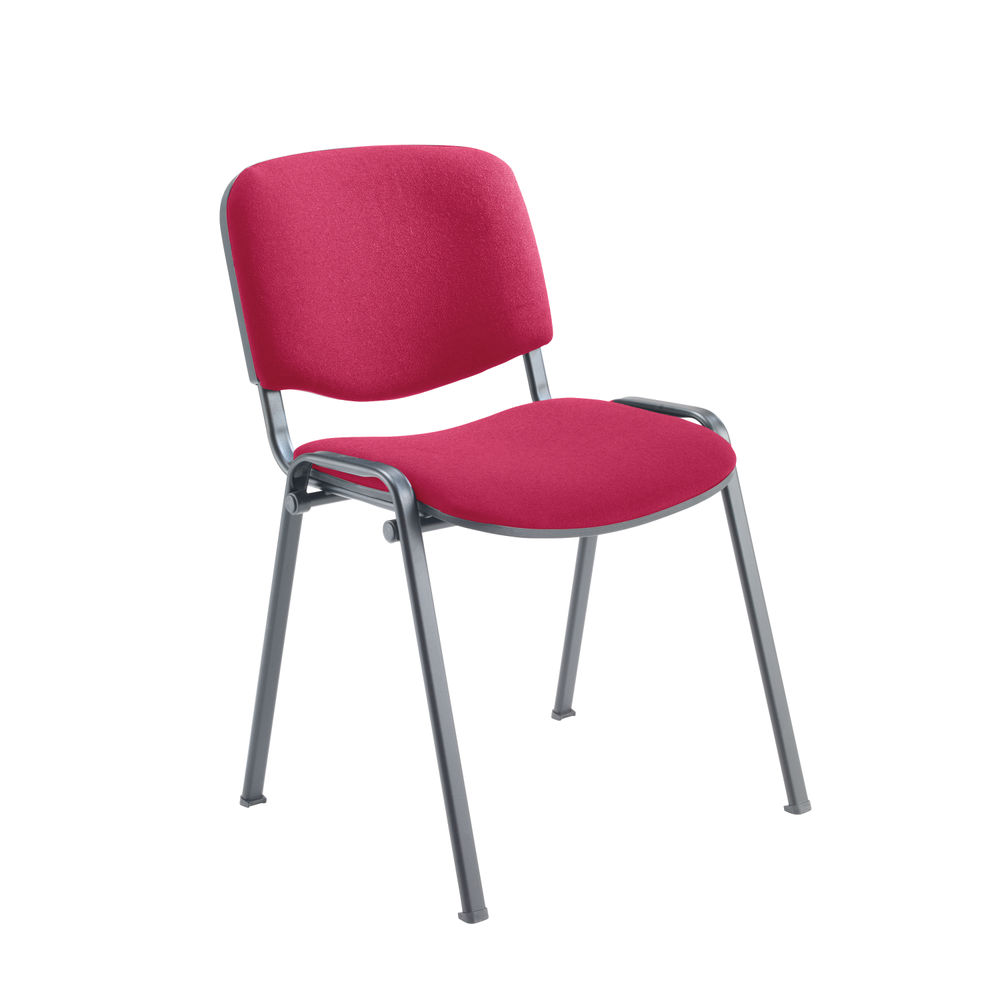 Jemini Ultra Claret/Black Multipurpose Stacking Chair