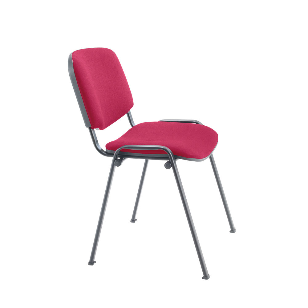 Jemini Ultra Claret/Black Multipurpose Stacking Chair