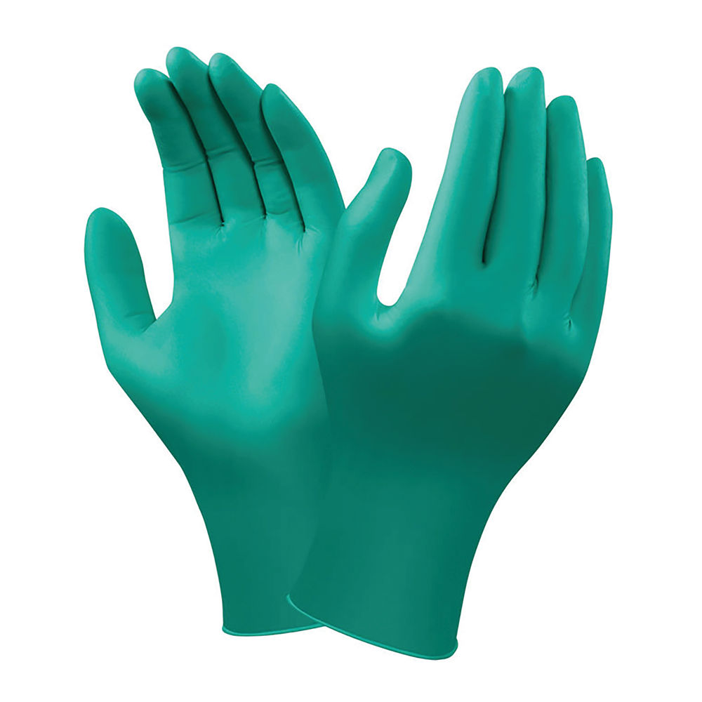 Ansell Touch N Tuff 92-600 Latex Gloves Extra Large Green (Pack of 1000) AN92-600XL