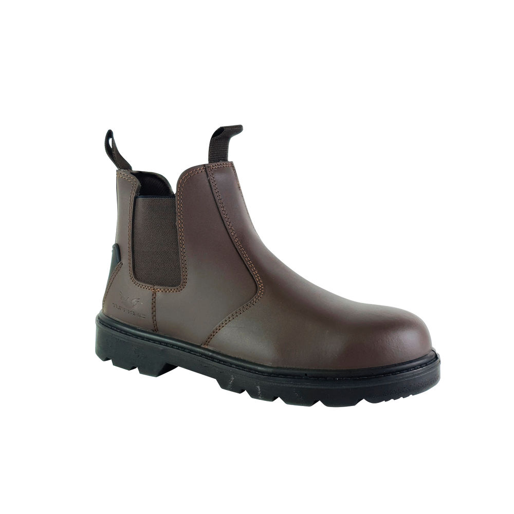 Tuffking Brook Safety Dealer Boot Steel Toecap Brown 13