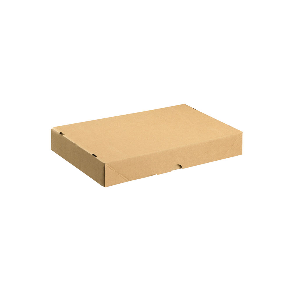 305 x 215 x 50mm Brown Lidded Cartons (Pack of 10)