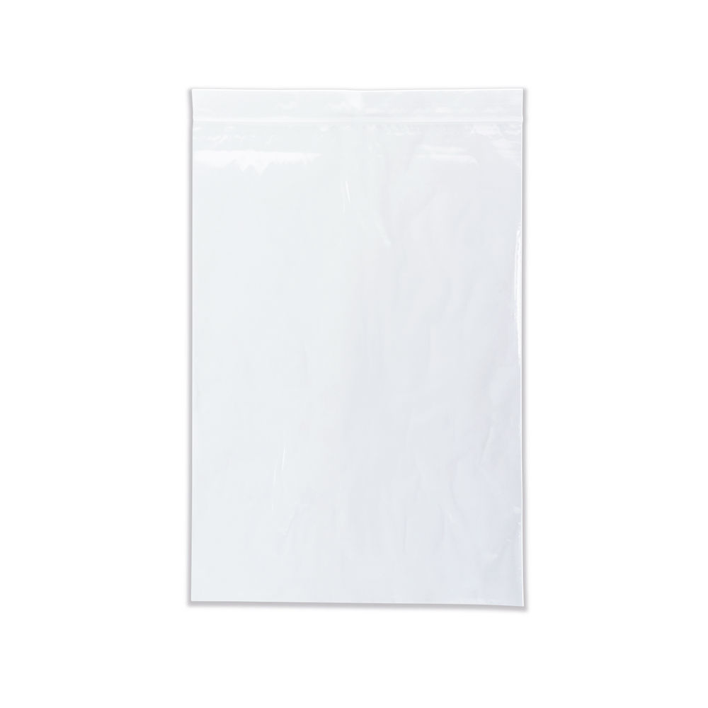 Re-Sealable Minigrip Clear Plastic Bag 230 x 325mm (Pack of 1000) - GL-A4