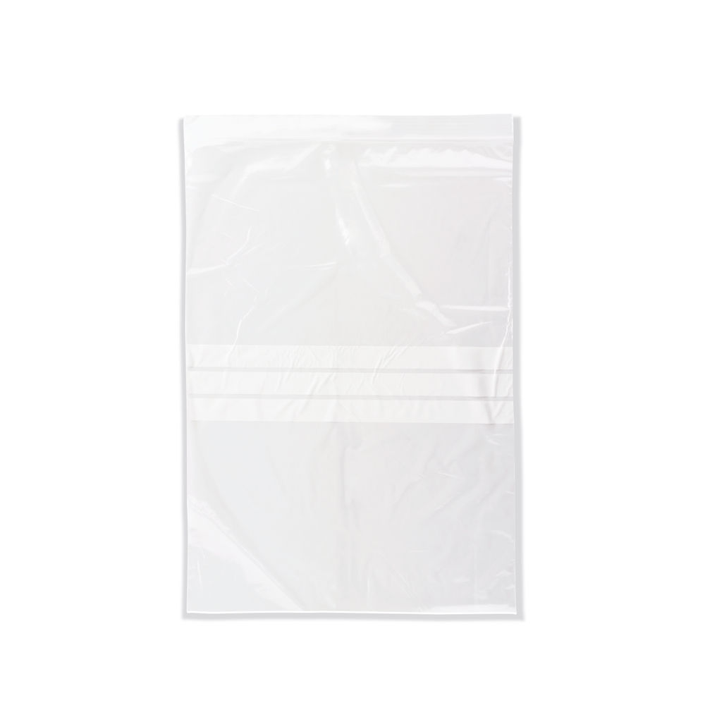 Write-on Minigrip Resealable Plastic Bag, 230x325mm - Pack of 1000 - GA-132