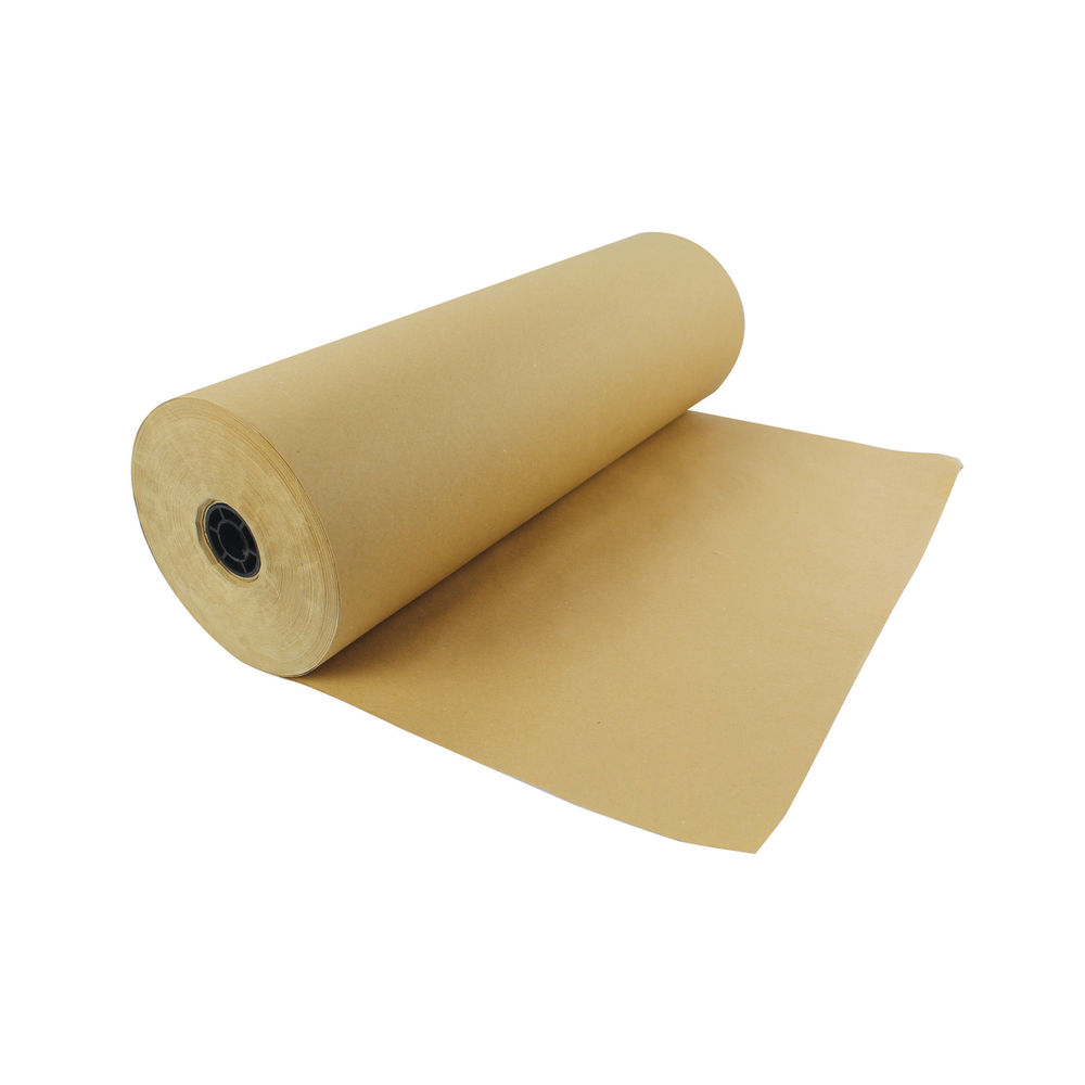 Ambassador Brown Kraft Paper Roll, 600mm x 250m - IKR-070-0600