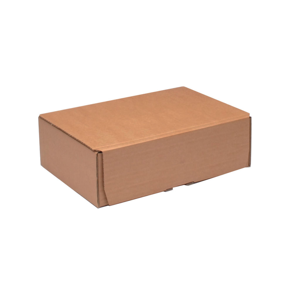 Brown Corrugated Small Cardboard Mailing Boxes - Pack of 20 - 43383250