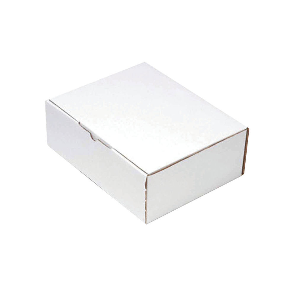 Flexocare Oyster White Mailing Boxes 375mx225mx150mm (Pack of 25) - 97510MB07