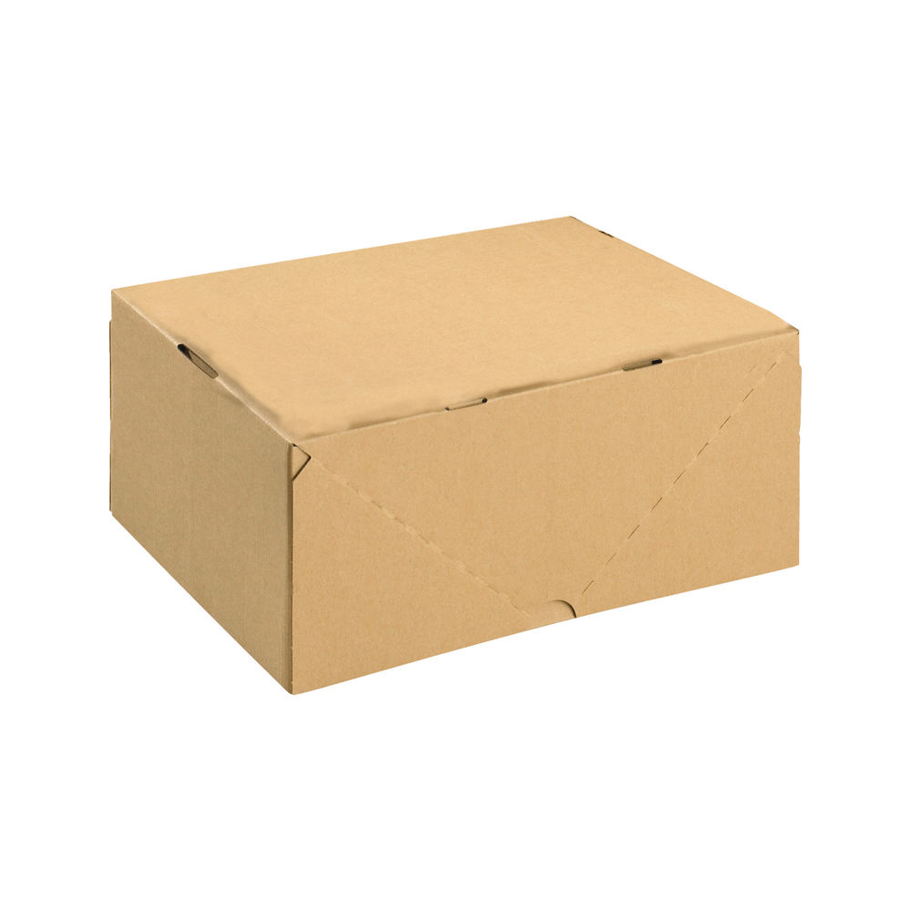 Carton with Lid 305x215x150mm Brown (Pack of 10) 144668114