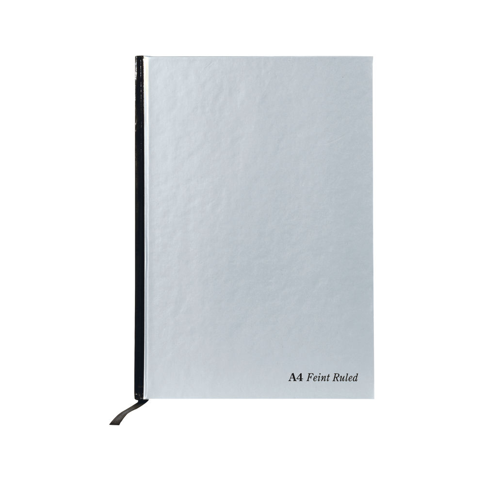 Pukka Pad Silver Ruled Casebound Notebook 192 Pages A4 (Pack of 5) RULA4