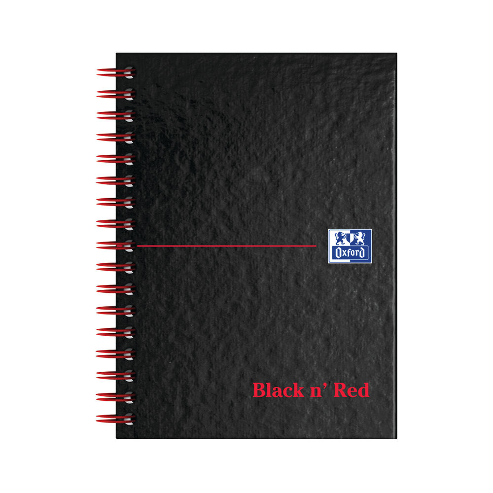 Black n Red A6 Wirebound Feint Perf 70Lf Pack Of 5 OEM: D67011