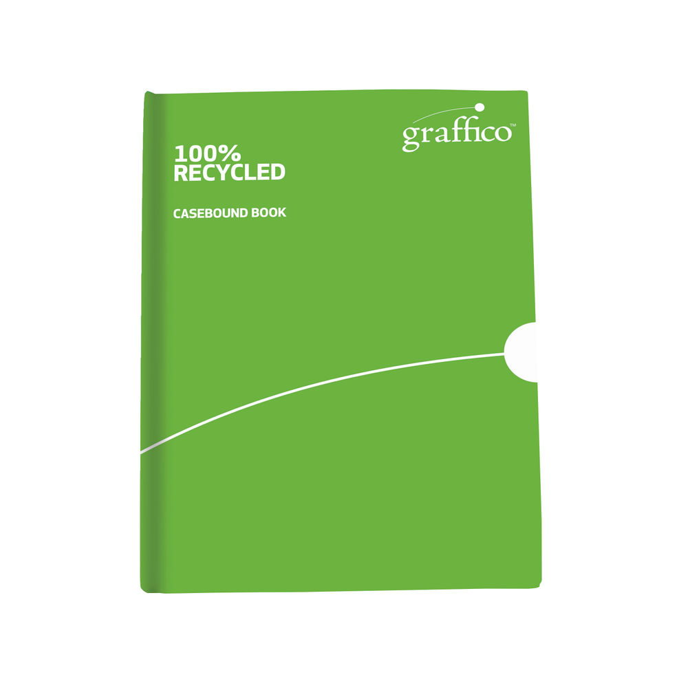 Graffico Recycled Casebound Notebook 160 Pages A4 EN08054