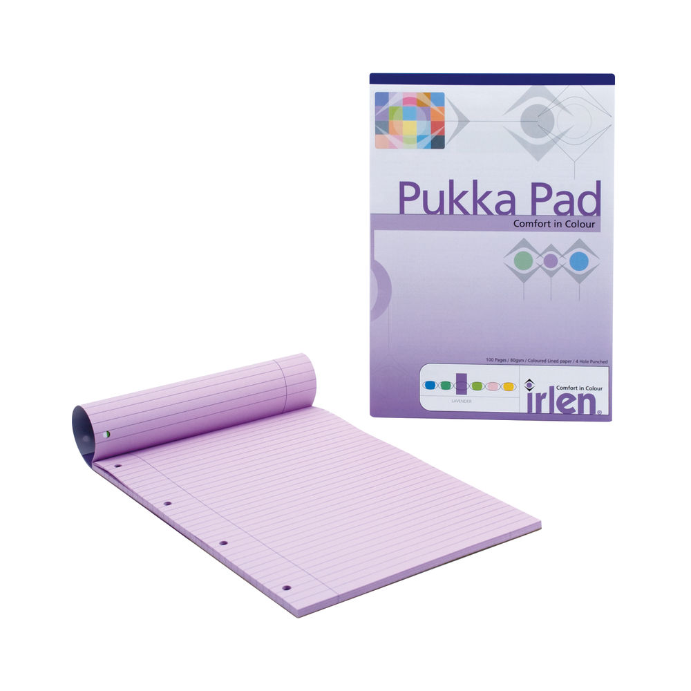 Pukka Pad A4 Refill Pad Lavender (Pack of 6)