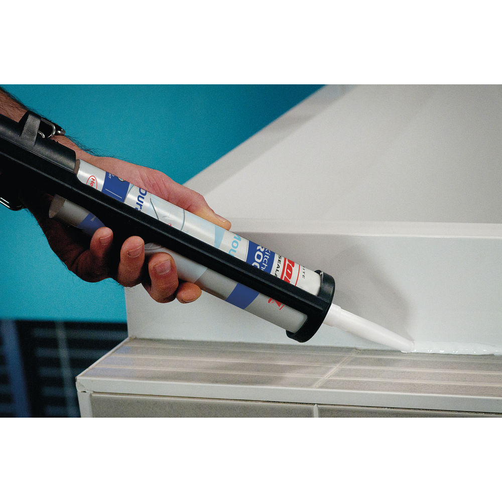 UniBond Healthy Kitchen and Bathroom Sealant Tube Anti Mould White 274g