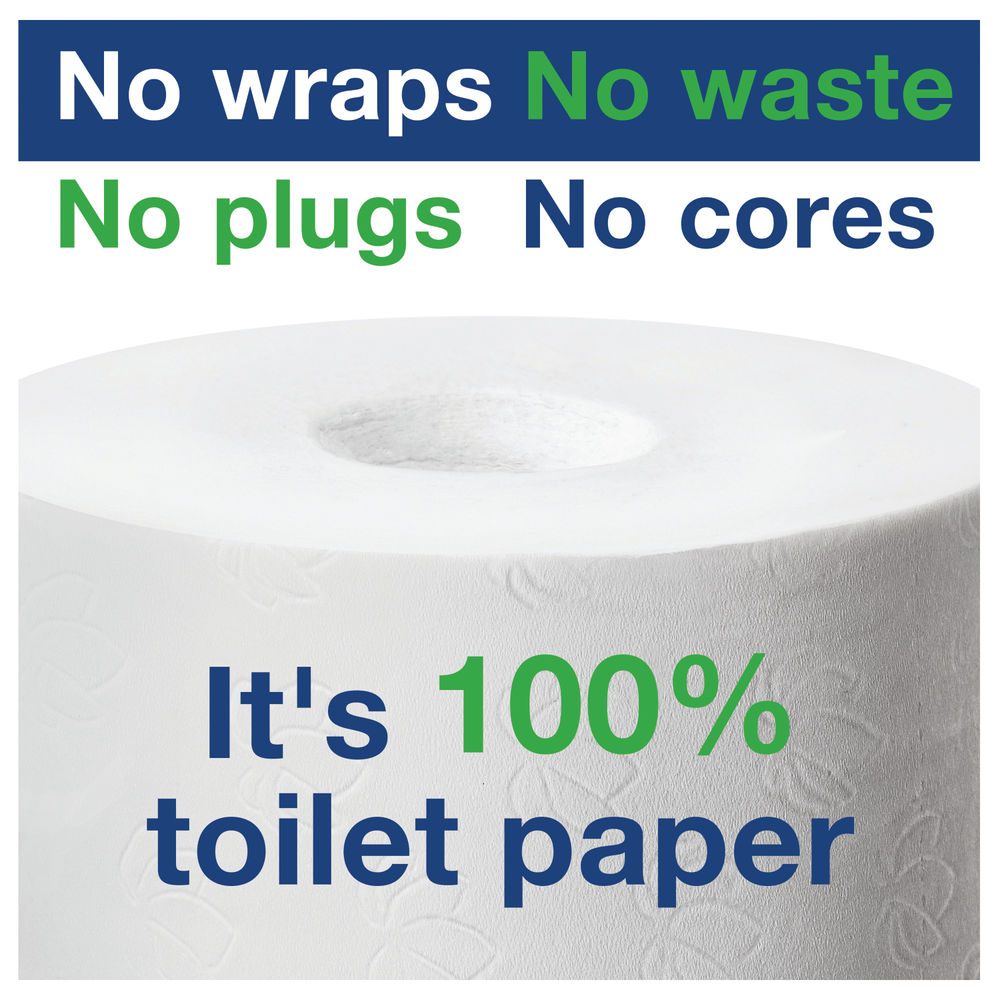 Tork Coreless Toilet Roll 1-Ply 1300 Sheets (Pack of 36)