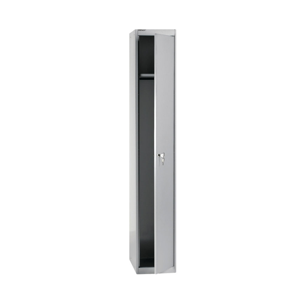 Bisley 1 Door Locker 305x305x1802mm Goose Grey CLK121 GOOSE