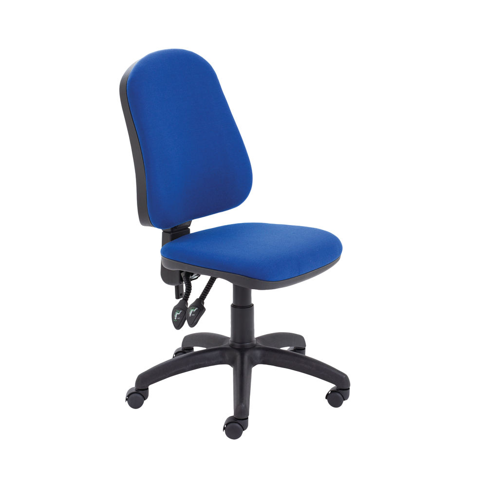 blue visitor chair