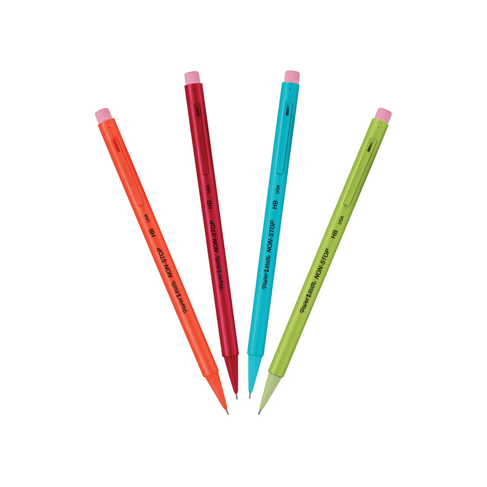 Paper Mate Assorted Neon Automatic Pencils (Pack of 48)