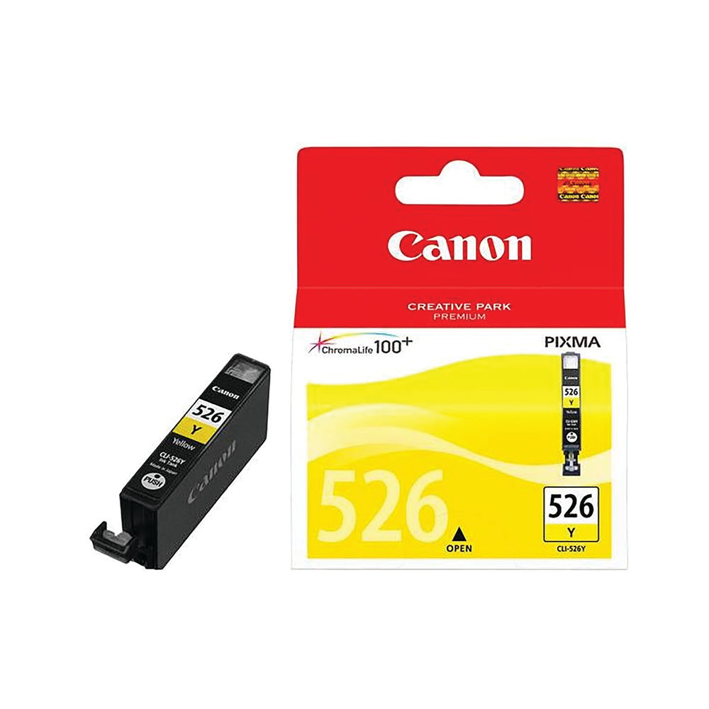 Canon CLI-526Y Yellow Ink Cartridge - 4543B001