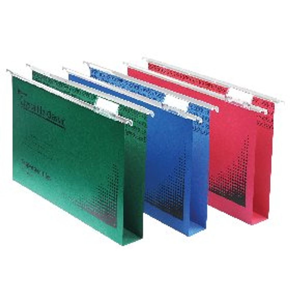 Rexel Crystalfile Classic Green 30mm Suspension File (Pack of 50)