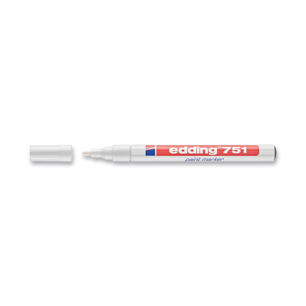 edding 751 White Fine Paint Markers (Pack of 10)