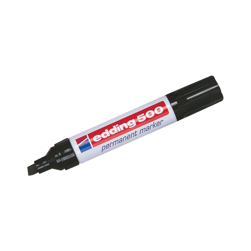 edding 500 Black Large Permanent Markers (Pack of 10)