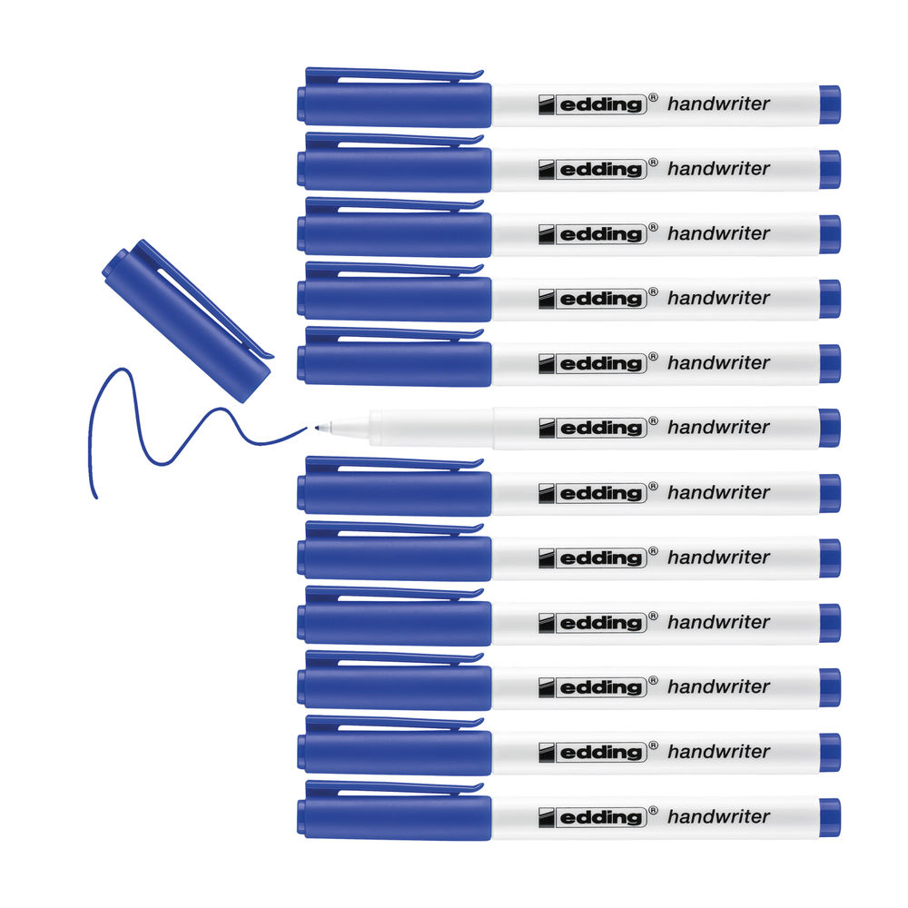 edding Blue Handwriter Pens (Pack of 42)