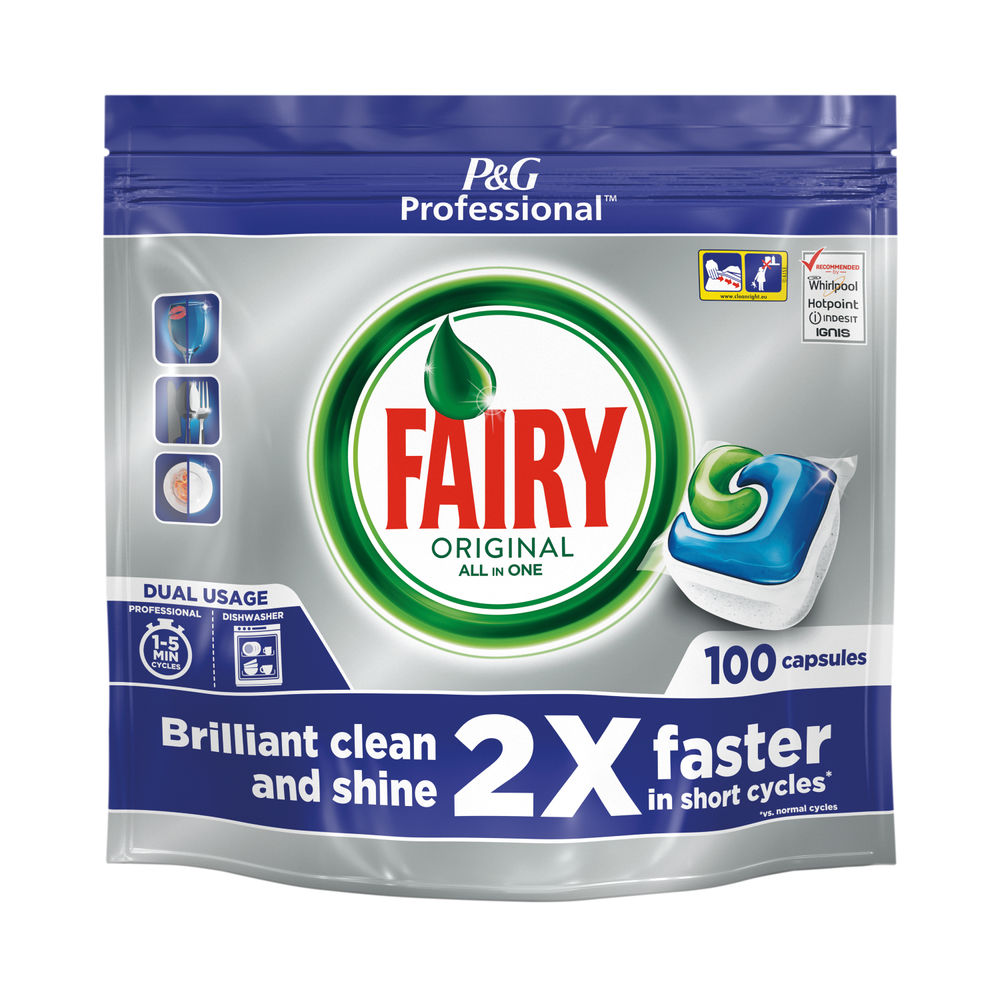 Fairy Original Dishwasher Tablets (Pack of 100) 8001090215543