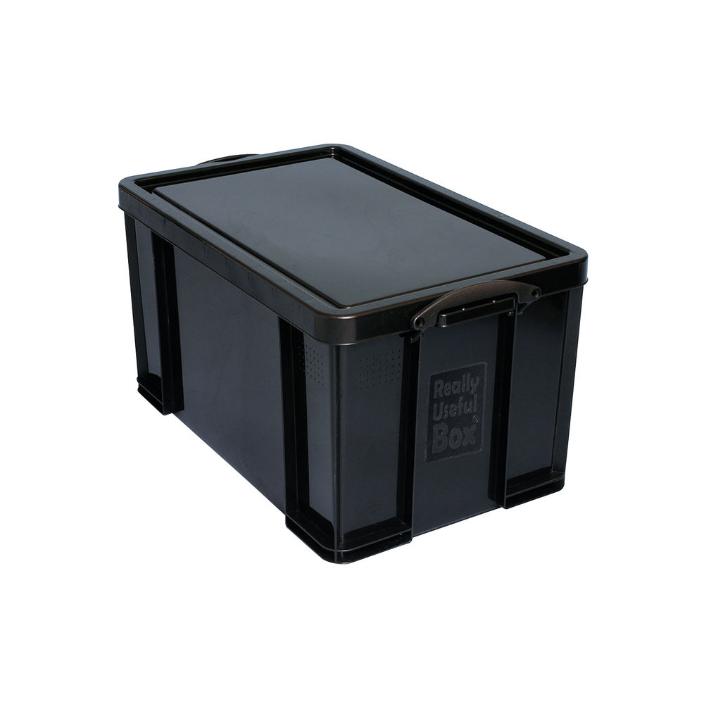 Really Useful Recycled Box Black 64 Litres