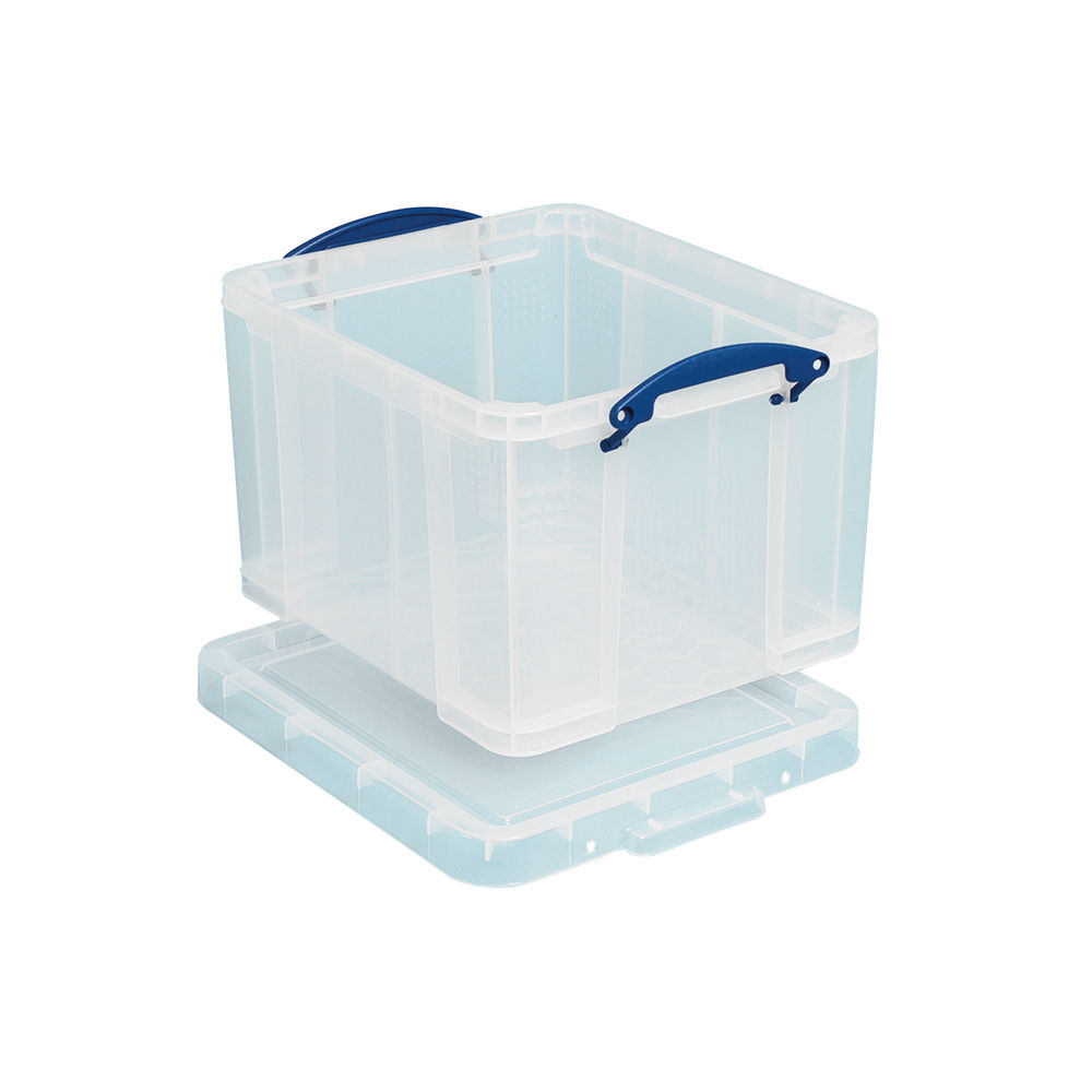 Really Useful 35 Litre Clear Plastic Storage Box