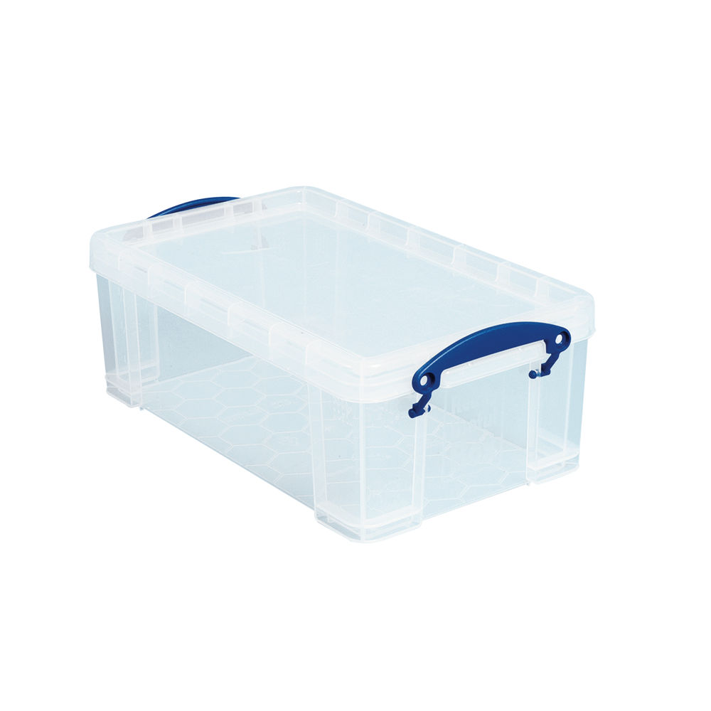 Really Useful 9L Clear Storage Box with Lid