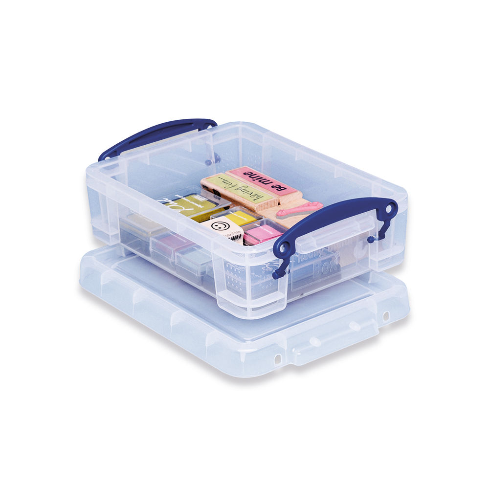 Really Useful 1.75L Clear Plastic Storage Box