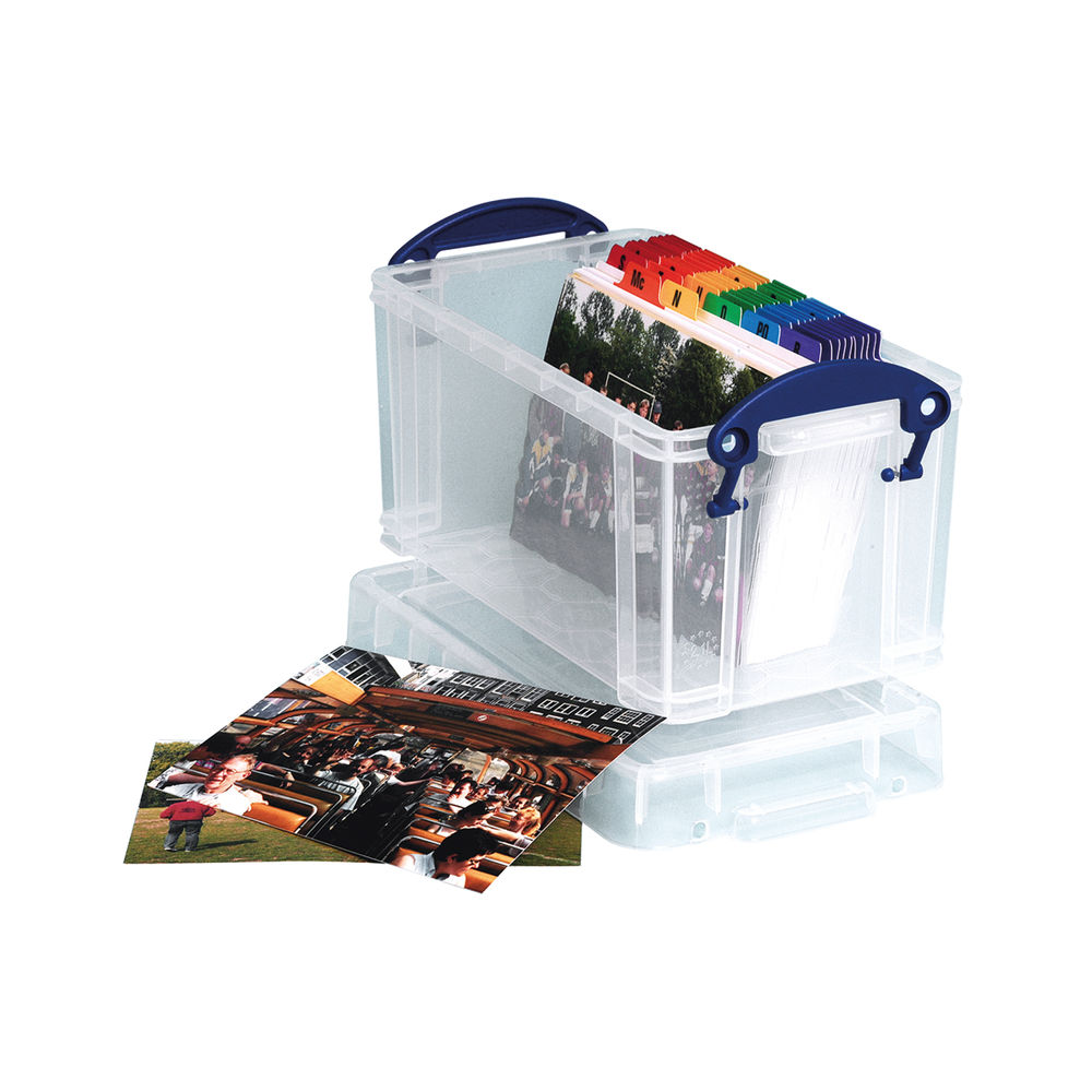 Really Useful 2.1L Clear Plastic Storage Box