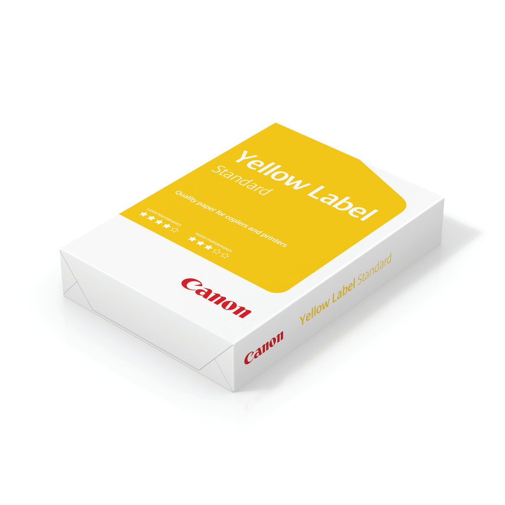 Canon Yellow Label Standard A4 80gsm White Paper (Pack of 2500)