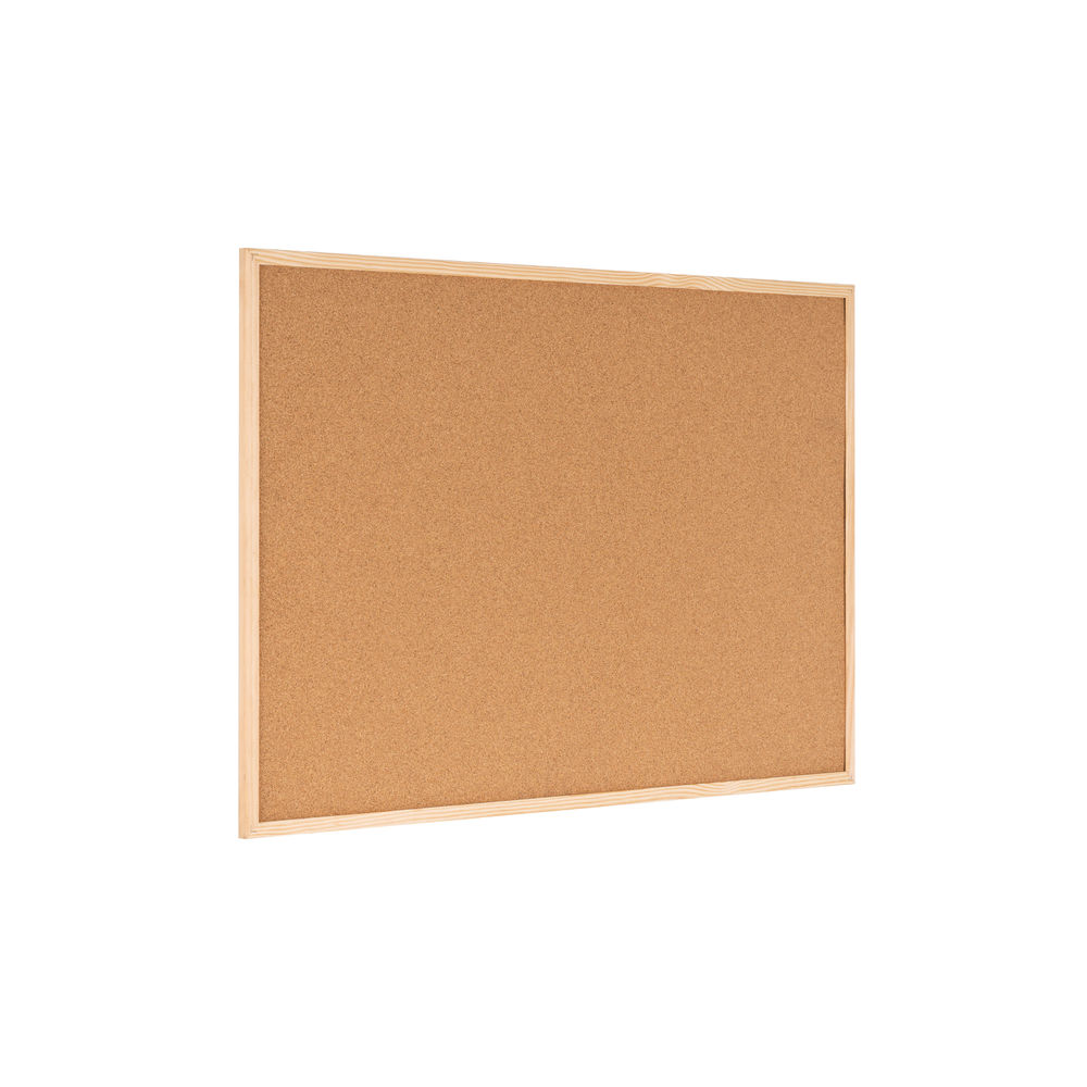 Bi-Office Reversible Cork/Felt Notice Board 600 x 900mm