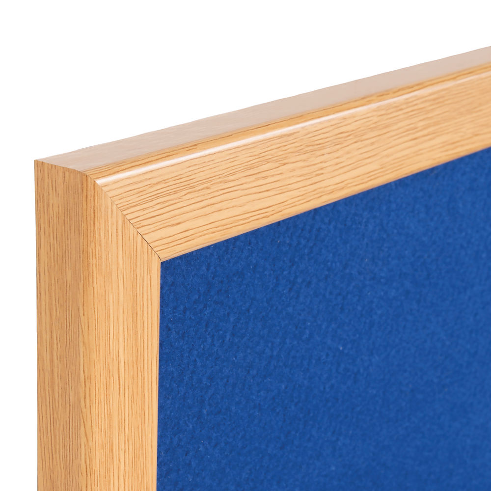 Bi-Office Earth Felt Notice Board 900 x 600mm Blue