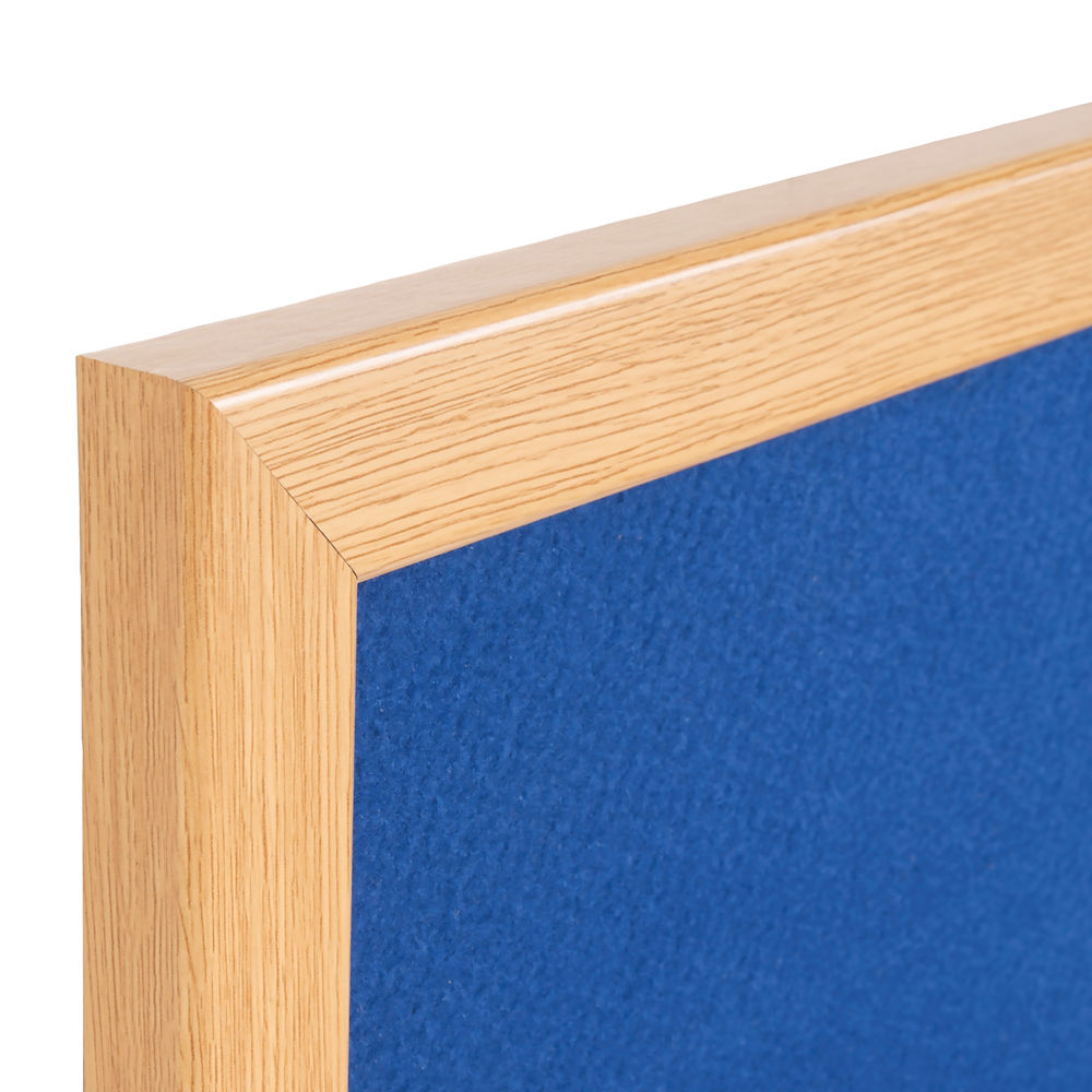 Bi-Office Earth 1200 X 900mm Blue Felt Notice Board