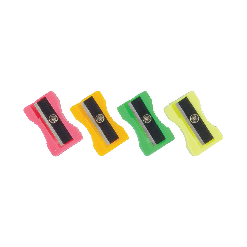 Schools Pack - Plastic Pencil Sharpeners (Pack of 100)