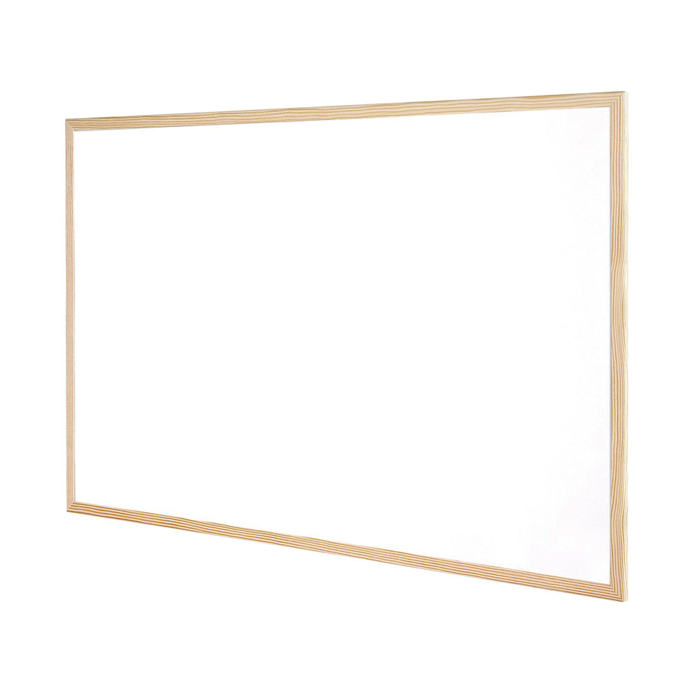 Q-Connect 600 x 400mm Wooden Frame Whiteboard