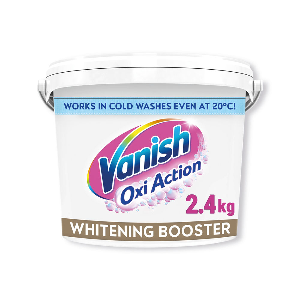 Vanish Oxi Action Stain Remover Powder For Whites 2.4Kg 3262152